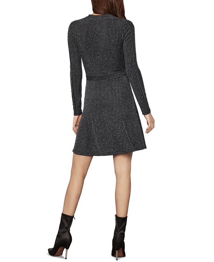BCBGMAXAZRIA Metallic Sweater Dress Macy's
