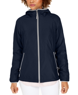 image of Hfx Faux-Fur-Lined Hooded Water-Resistant Jacket