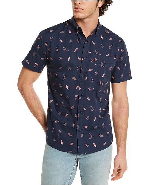 Levi S Men S Island Print Shirt Reviews Casual Button Down