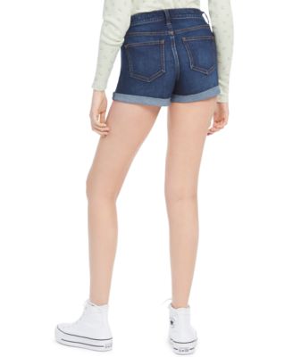 ONLMAY High Waist Stripe Shorts 2er Pack – Schwarze Jeansshorts Mit Mittelhoher Taille