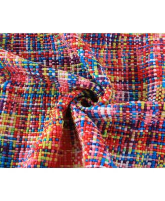 Tropical Style Rainbow Throw, 50" x 60"