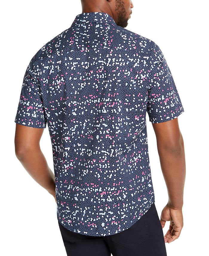 Alfani Men's Stretch Printed Shirt, Created for Macy's - Macy's