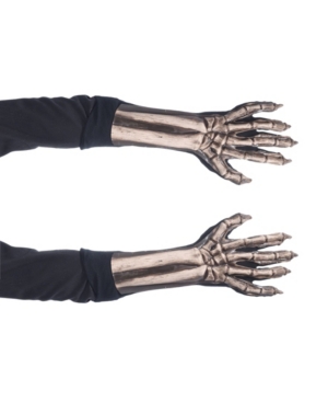 ZagOne Size Studios Dress Up Costume Adult Skeleton Gloves One Size