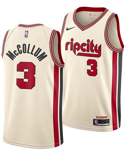 Nike Men S C J Mccollum Portland Trail Blazers City Edition