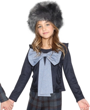 image of Lanoosh Big Girls Gin Bow Uni Top