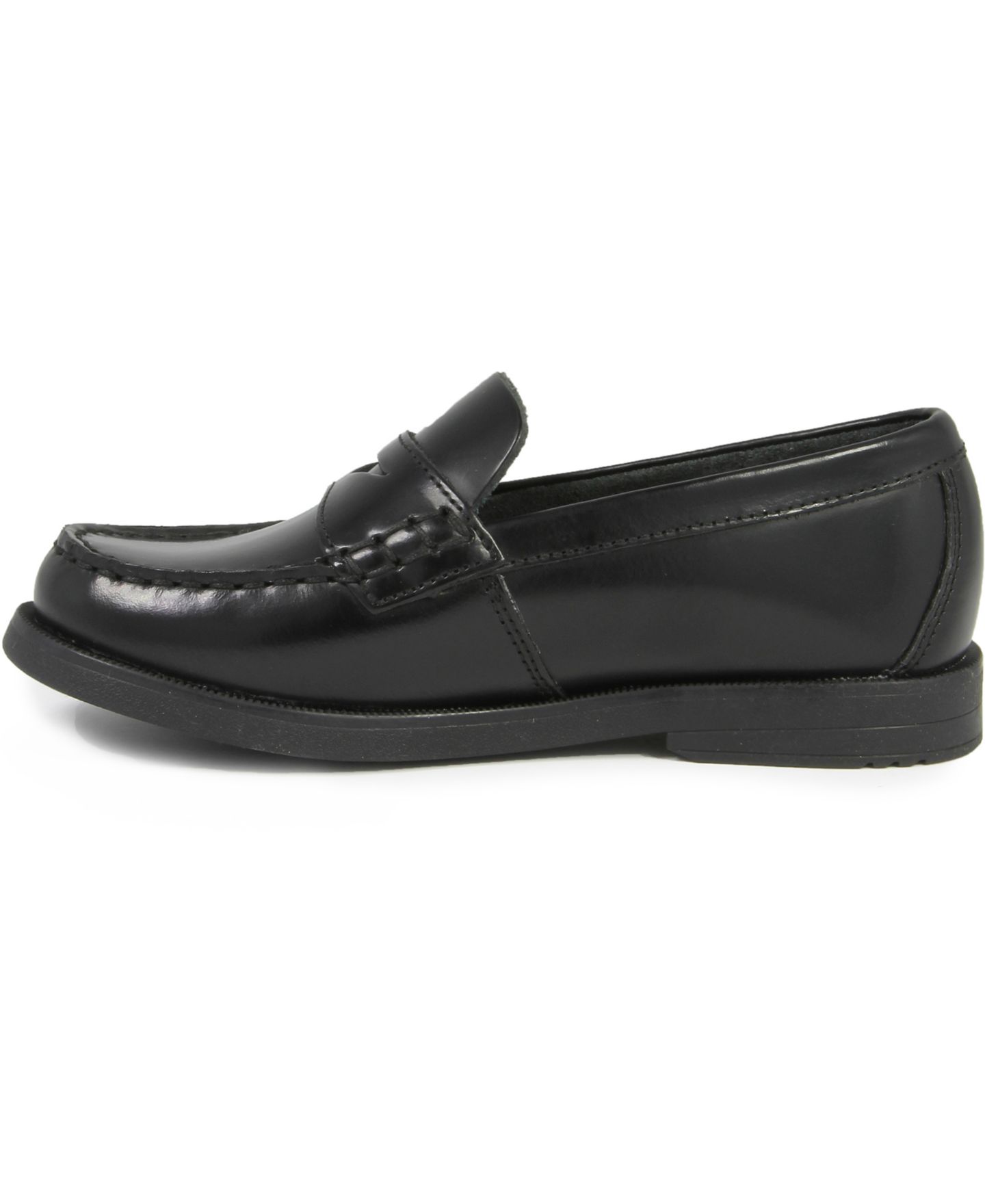 Туфли Florsheim Croquet Penny Loafer JR. Shoes для мальчиков, цвет: Чёрный — фото 5
