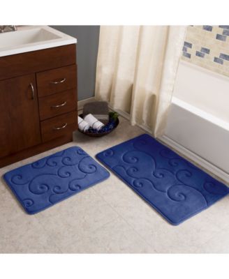 Home 2 Piece Memory Foam Bath Mat Set