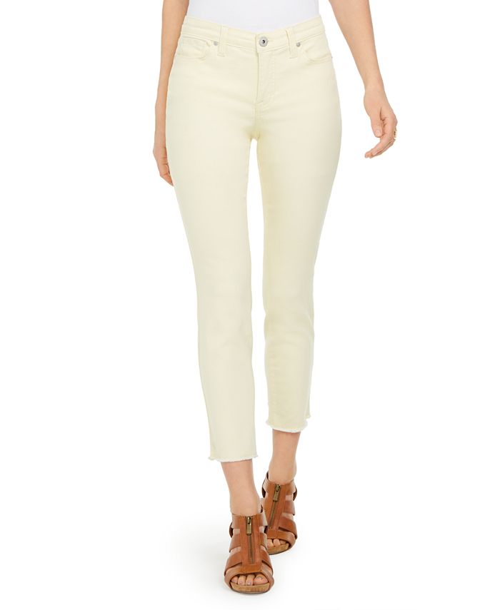 Style & Co Ankle-Fray Denim Jeans, Created for Macy's - Macy's