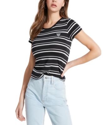 guess striped shirt macys
