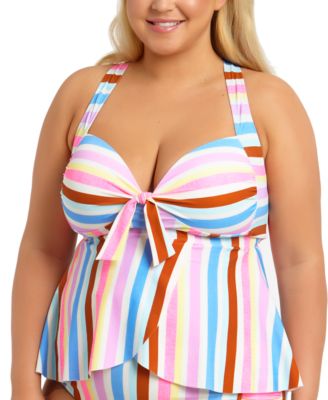 macys plus size women's swimsuits