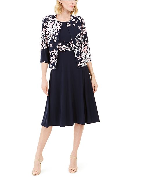 Jessica Howard Floral Jacket Dress Reviews Dresses Women