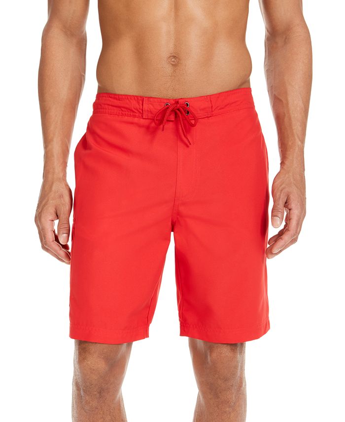 Club Room Men's Quick-Dry Performance Solid 9 Swim Trunks, Created for  Macy's - Macy's