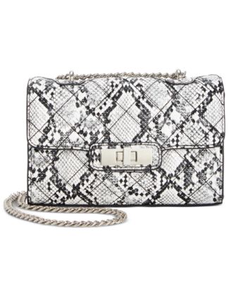 steve madden snake print purse