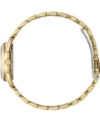 Drive From Eco-Drive Women's Gold-Tone Stainless Steel Bracelet Watch 27mm