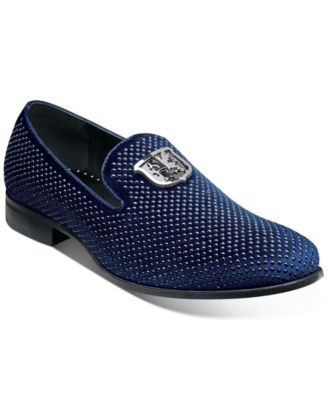 macy's navy blue dress shoes