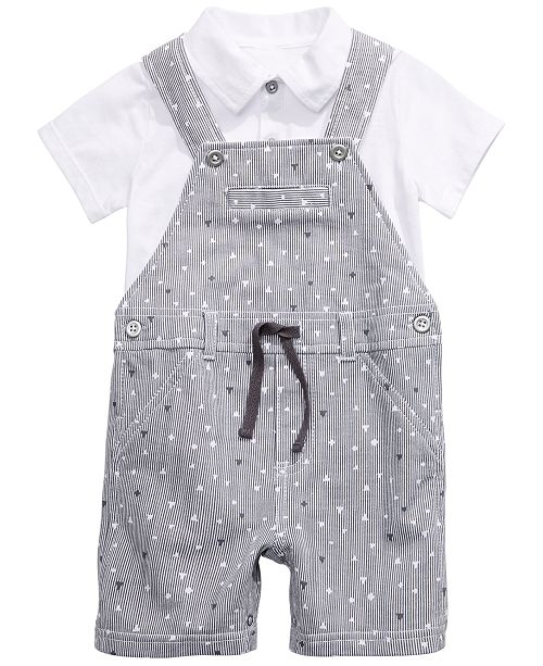 First Impressions Baby Boys 2 Pc Shirt Geo Print Striped