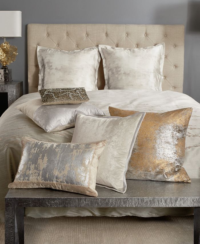 Michael Aram Metallic Texture Decorative Pillow & Reviews - Decorative ...