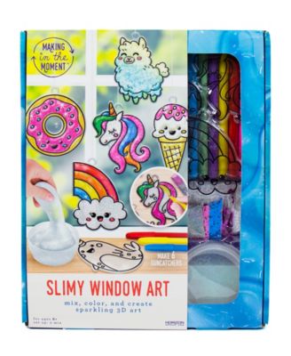 Making in the Moment - Slimy Window Art