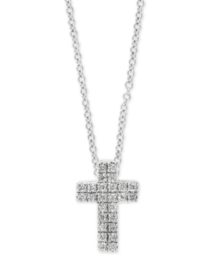 image of Effy Diamond Pave Cross 18