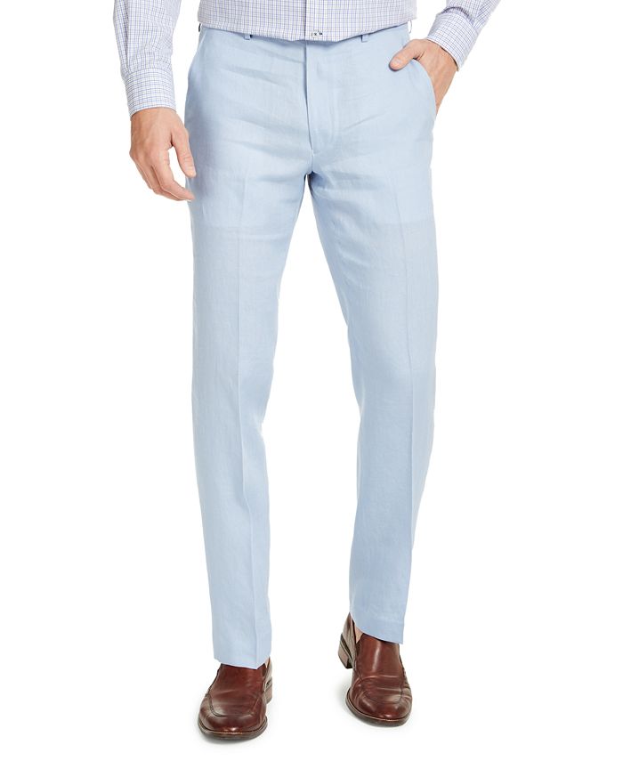 Lauren Ralph Lauren Men's Classic-Fit Solid Linen Dress Pants & Reviews -  Pants - Men - Macy's