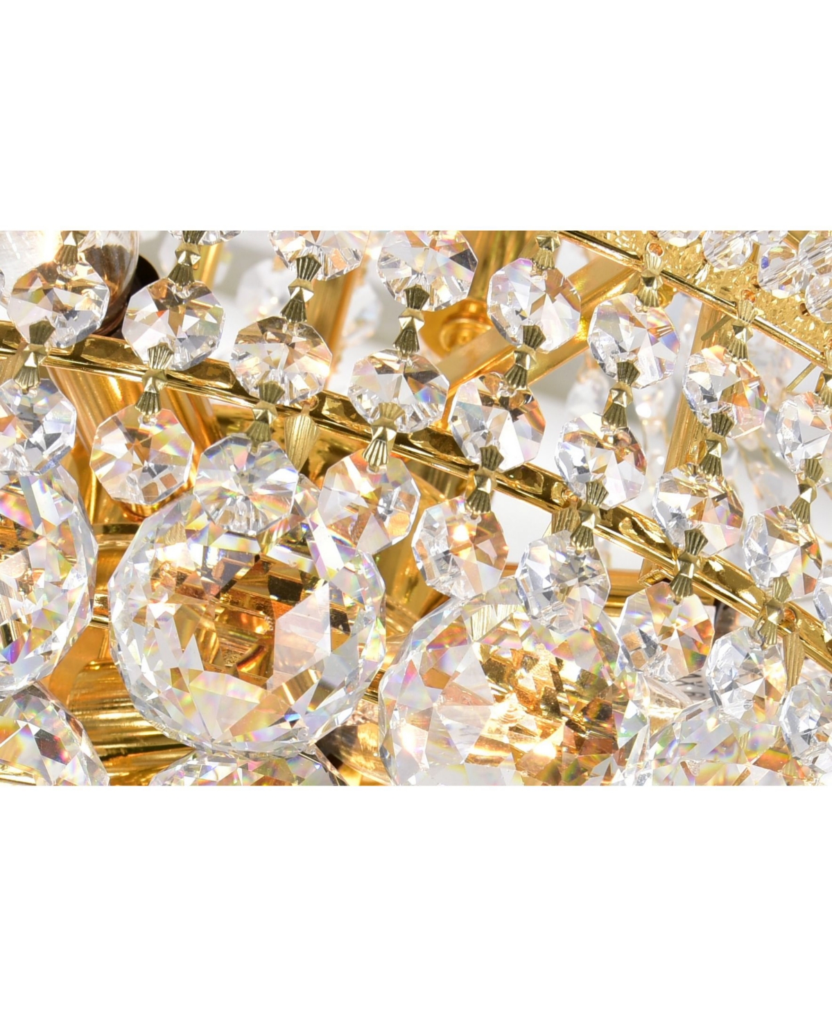 Cwi Lighting Empire 8 Light Floor Lamp In Gold