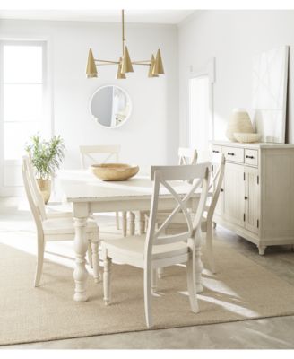 white dining table chairs