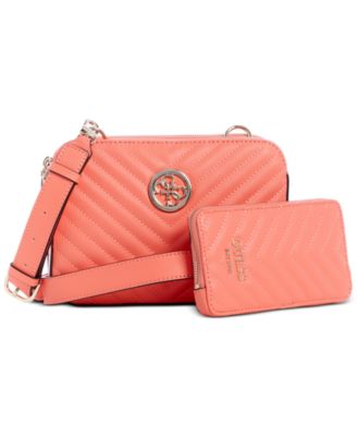 red guess crossbody purse