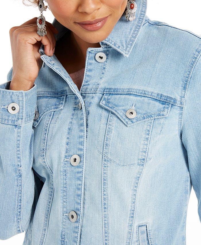 Style & Co Denim Jacket, Created for Macy's & Reviews Jackets
