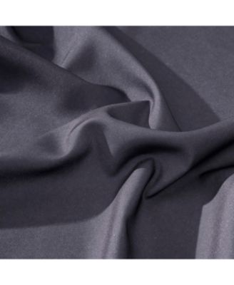 Ombre Darkening Curtains, Curtains for Living Room and Bedroom Black 40" W x 84" L Set of 2 Machine Washable Blackout Curtain