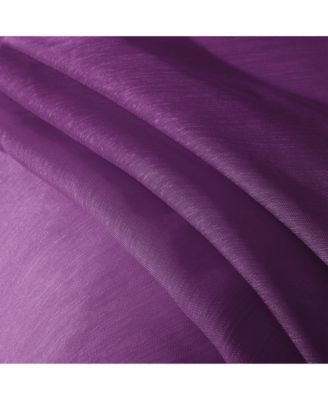 Malibu Linen Look Sheer Grommet Window Panel