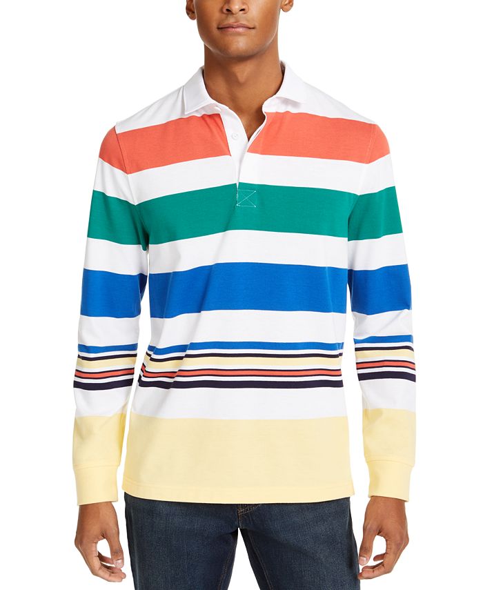 Club room long sleeve polo best sale shirts