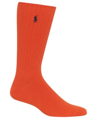 ralph lauren orange socks