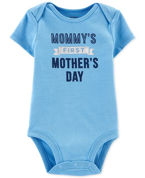 Carter S Baby Boys Mother S Day Cotton Bodysuit Reviews Macy S