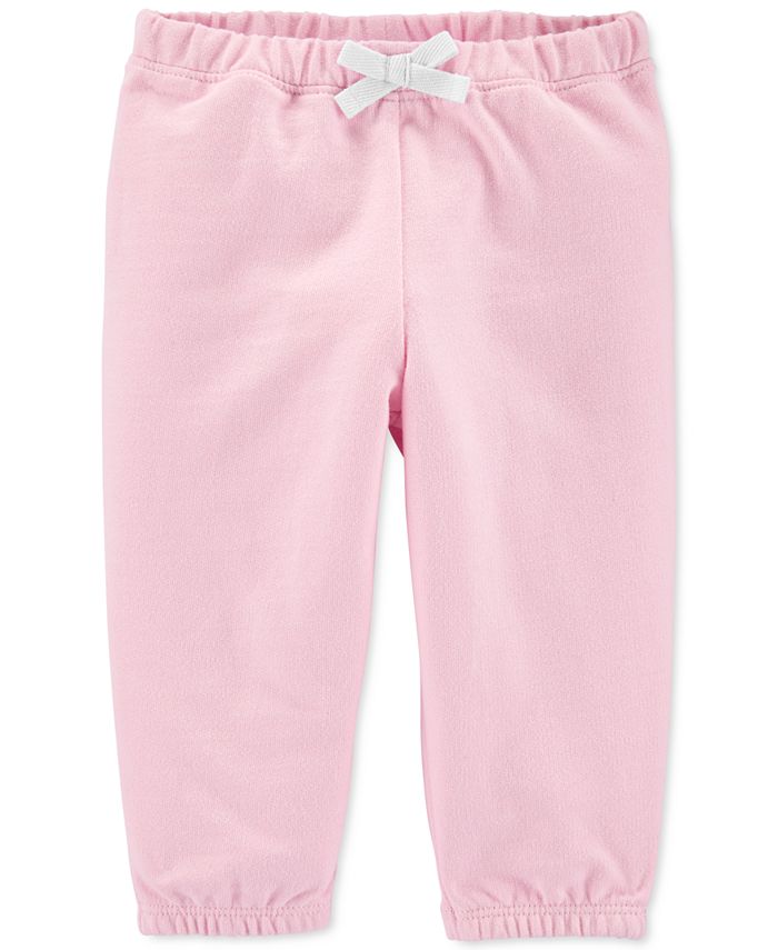 Carter's Baby Girls PullOn Cotton French Terry Pants Macy's