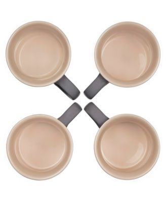 14 oz. Stoneware Set of Four Coffee Mugs