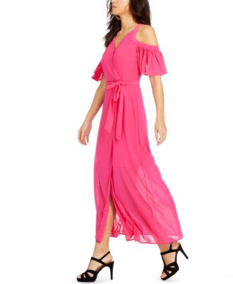 macy's magenta dress