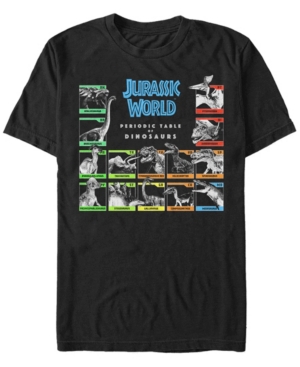 Fifth Sun Men's Periodic Table of Dinosaurs Short Sleeve T- shirt