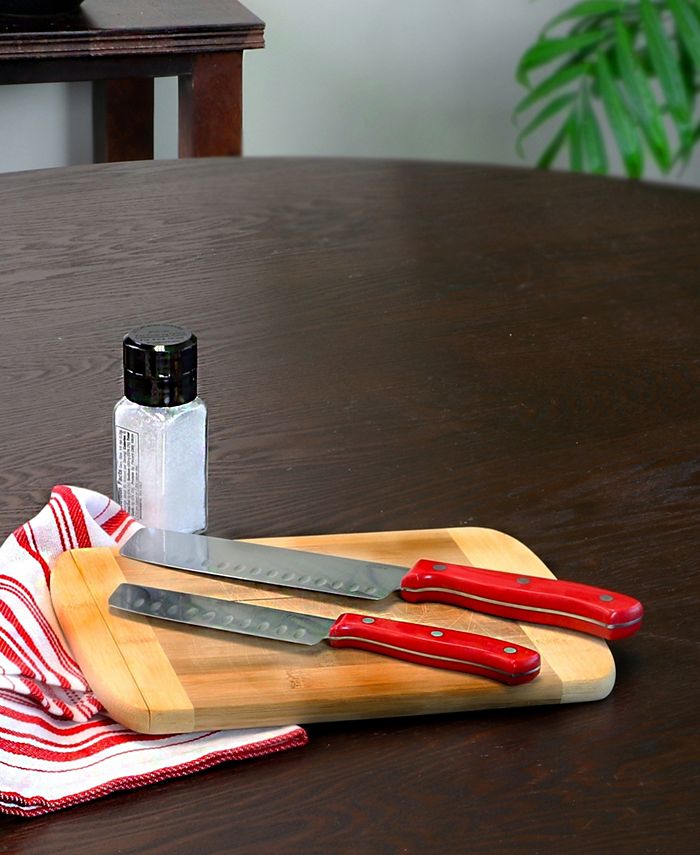 Oster Evansville 2 Piece Nakiri Knife Set with Handles & Reviews Home