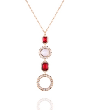image of T Tahari Holiday Sparkle Pendant Necklace