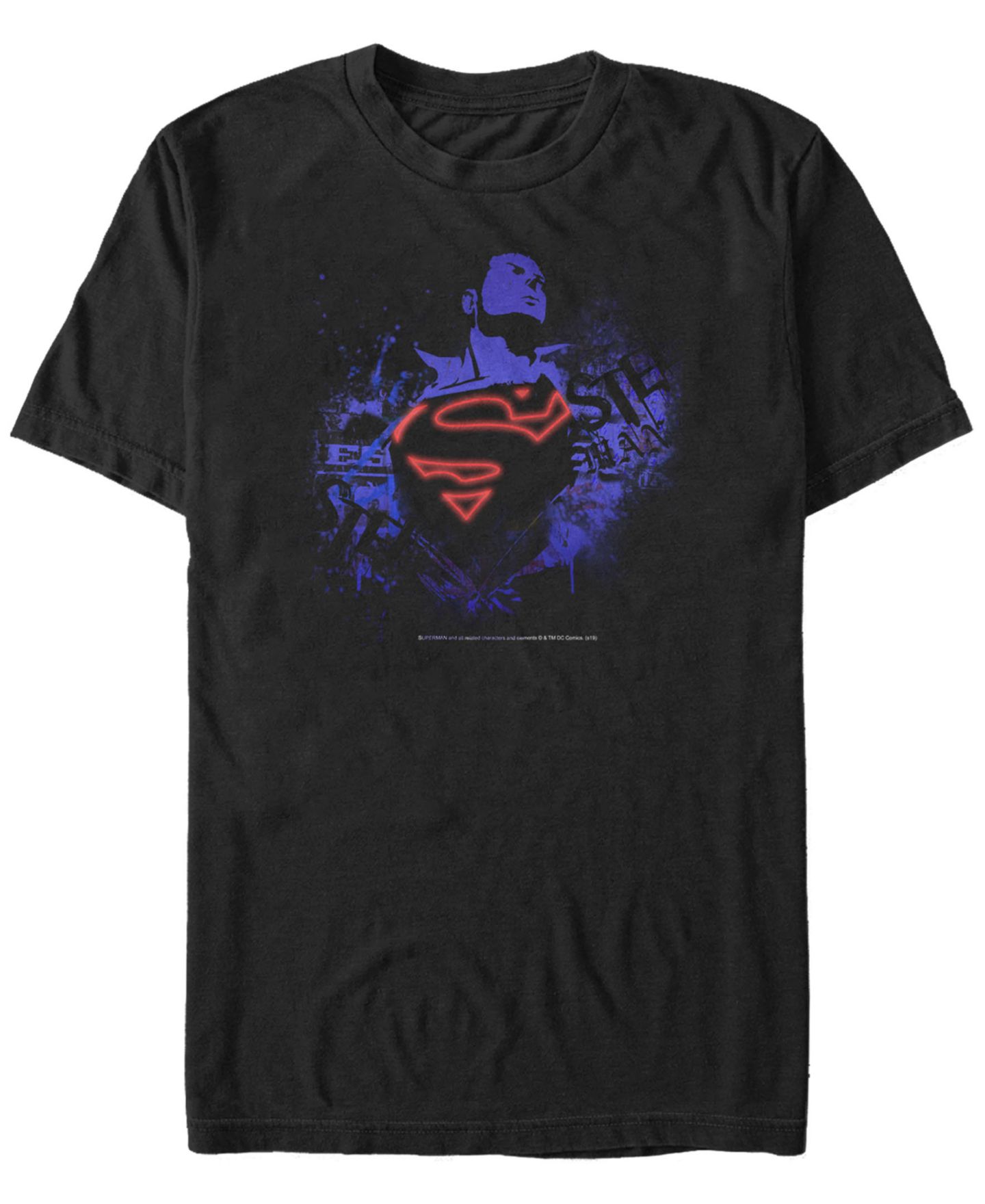 Мужская футболка Fifth Sun DC Superman Neon Chest Logo Short Sleeve — фото 1