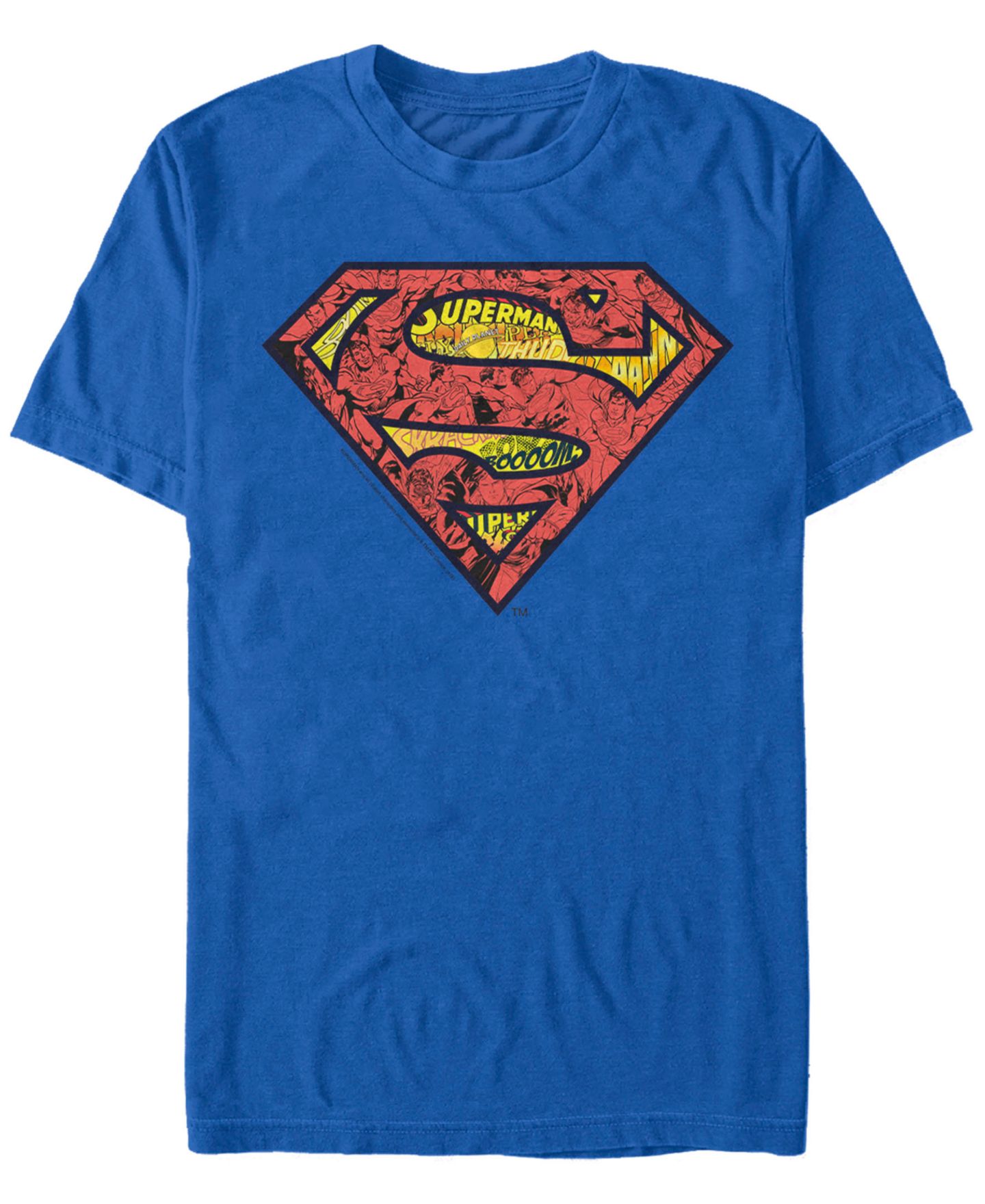 Мужская футболка Fifth Sun DC Superman Comic Filled Logo Short Sleeve — фото 1