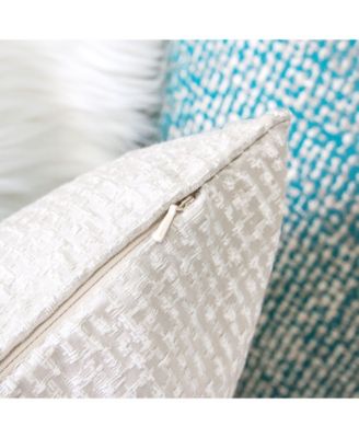 Chloe Jacquard Plaid Decorative Pillow, 20" x 20"