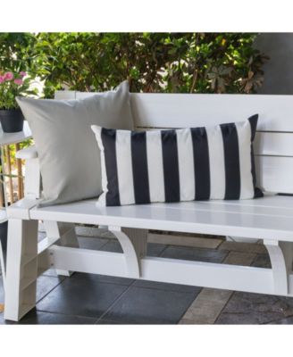 Olivia Stripe Indoor/Outdoor Decorative Pillow, 12" x 20"