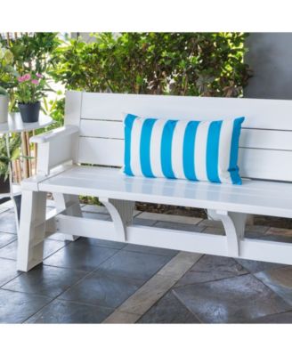 Olivia Stripe Indoor/Outdoor Decorative Pillow, 12" x 20"