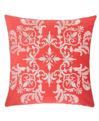 Homey Cozy Floral Elegant Square Decorative Throw Pillow - Macy's