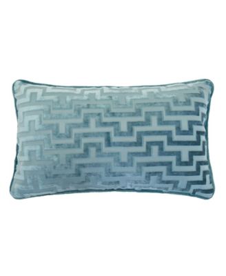 Jasmine Modern Maze Decorative Pillow, 12" x 20"