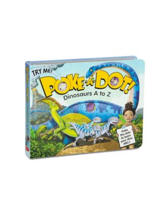 Melissa Doug Children's Book - Poke-a-Dot: Dinosaurs A to Z Board Book with Buttons to Pop