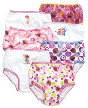 image of Doc McStuffins Cotton Panties, 7-Pack, Toddler Girls