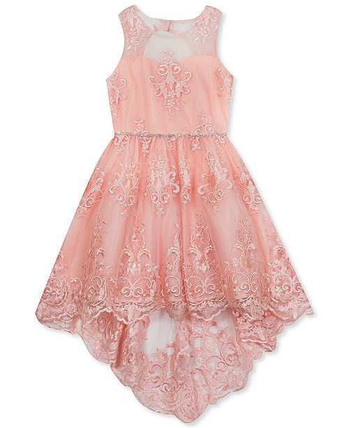 Rare Editions Big Girls Lace Illusion Dress Reviews All Girls