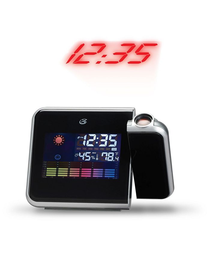 GPX Weather Alarm Clock with Time Projection, CP108B Macy's